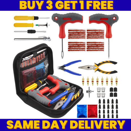 Tyre puncture repair tool kit - tool,