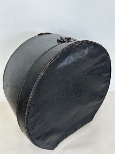 Vintage hat box 1920s black - hat,