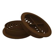 10 x Brown Plastic 70mm Round