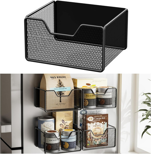 Magnetic basket organizer - magnetic,