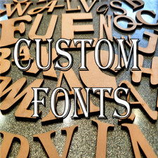Custom Wooden Letters From 3cm