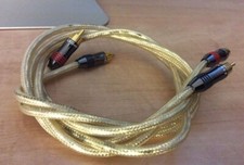 QED Qunex 3 30th Anniversary Silver RCA Audio Interconnects - 1m - Genuine GWO -
