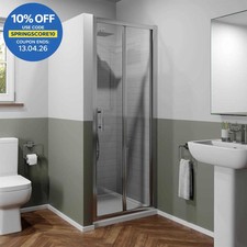 1000mm Bathroom Bi Fold Shower