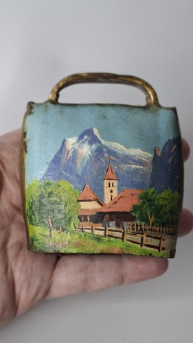 Swiss brass toll - toll, painted