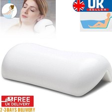 PU Bath Neck Back Support Bathtub Spa Head Rest Comfort Relaxing Foam Pillow UK