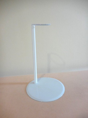 Metal doll stand antique - doll,