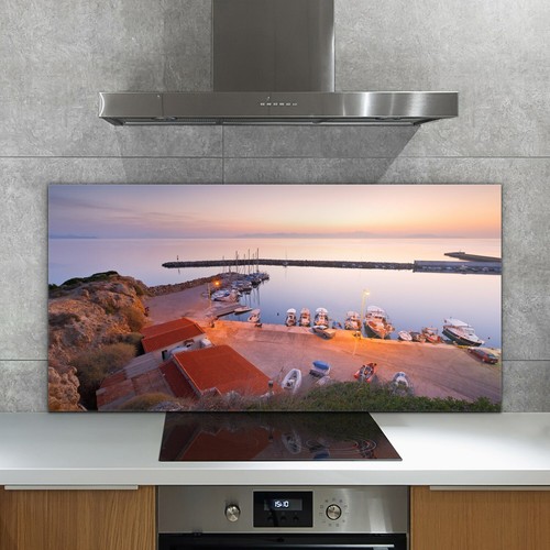 Glass kitchen splashback - kitchen,