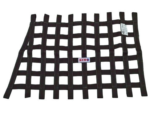 Str window net black stock - -,