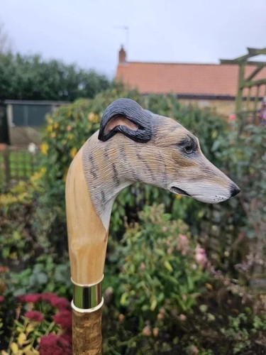 Lurcher dog design wooden - lurcher,