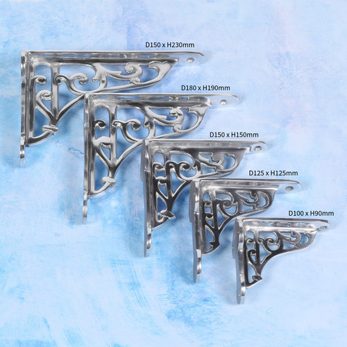 Cast chrome polished victorian - polished,
