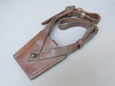 c. WWII British Military Army Officer's Sam Browne Belt Sword Frog