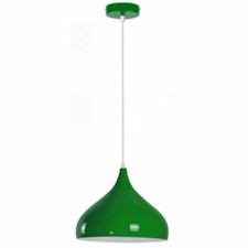 Factory Green Classic Vintage Industrial Factory Enamel Light Shade Pendant