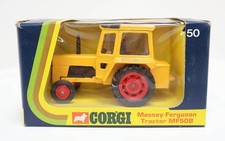 Vintage Corgi 50 Massey Ferguson Tractor MF508 In Box 1973