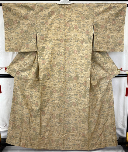 Japanese vintage kimono silk - kimono,