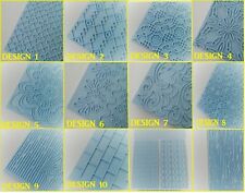 IMPRESSION TEXTURE MAT Sugar paste Fondant Embosser for cakes & CRAFT Lace Brick