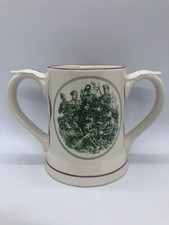 Vintage Wade Twin Handled Tankard Loving Cup The Veteran Boer War Vaux Brewery