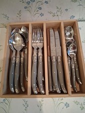 LOU LAGUIOLE 24 Item Set Grey Opened But Never Used So In Immaculate Condition 