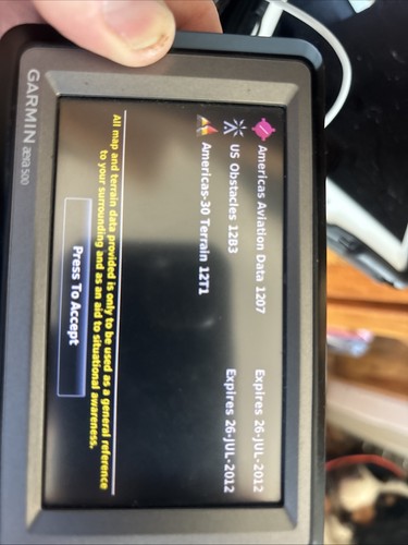 Garmin aera 500 - portable, touch