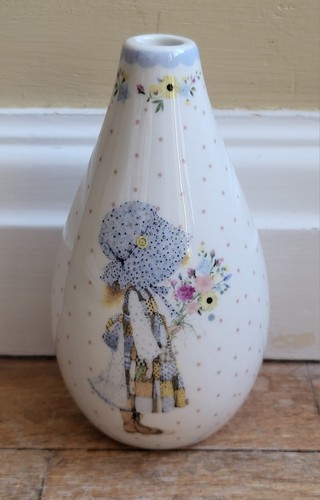 Holly hobbie ceramic bud vase - holly,