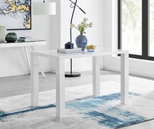 PIVERO White High Gloss 4 Leg