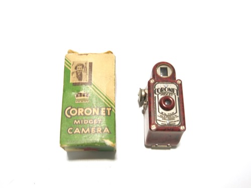Vtg coronet midget red black - midget, &