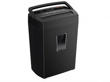 Bonsaii 12-Sheet P-4 Cross Cut Heavy Duty Home Shredder, Credit Cards, 21L Bin