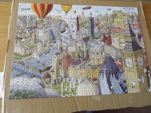 Jigsaw ravenburger around the - jigsaw,