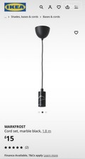 IKEA Black Pendant Ceiling