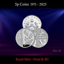 1971 - 2025 5p Five Pence