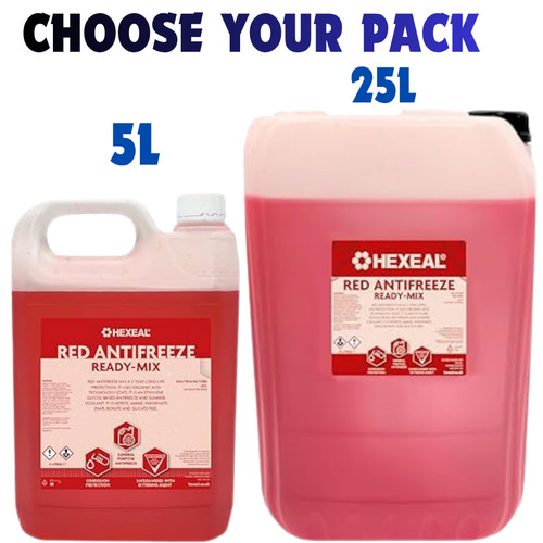 Hexeal red antifreeze - red,