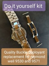 REPLACEMENT DEPLOYMENT BUCKLE FOR RAYMOND WEIL PARSIFAL 9530 9571 clasp