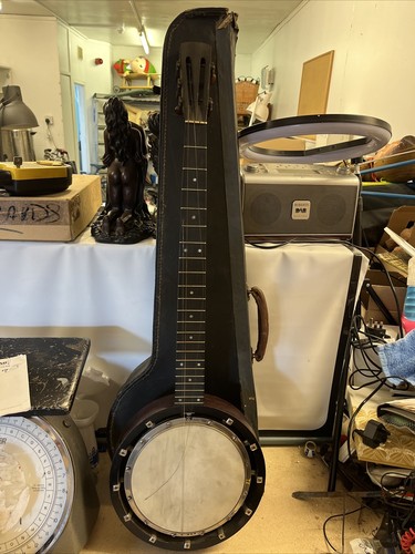 Unnamed vintage banjo - vintage,