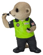 Dart Player Baby Meerkat Ornament Gift - Indoor or Outdoor - Fun NEW