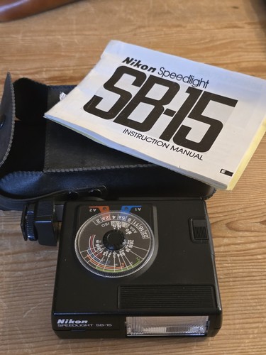 Nikon speedlight flash - sb-15,