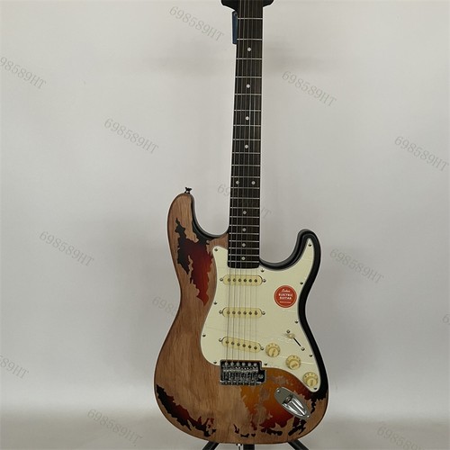 Solid electric guitar aged - solid,