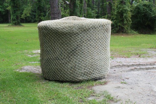 Horse hay round bale net - bale,