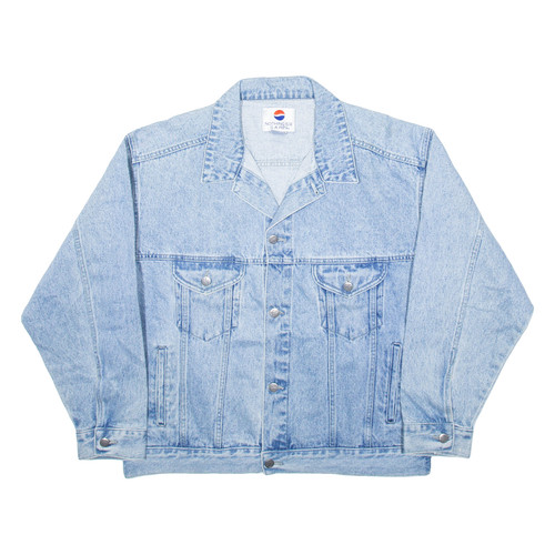 Pepsi mens denim jacket blue - jacket,