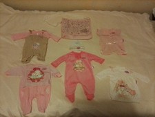 Baby Annabell Doll Bag Hat & Clothing Bundle Barely Used In Excellent Condition