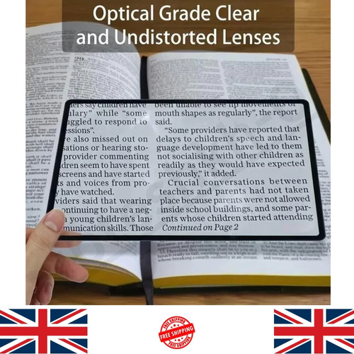Book magnifier for reading - magnifier,