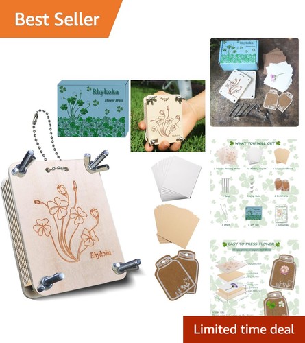 Portable mini flower press - portable,