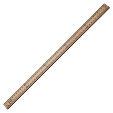 Eisco Wooden Half Metre Stick Ruler (Single)