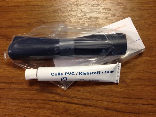 Blue pvc inflatable boat - blue,