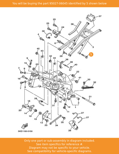 Yamaha bolt flange - bolt,,