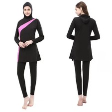 Womens Muslim Burkini Swimsuit