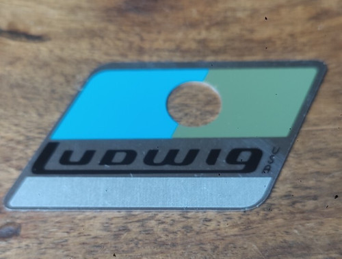 Badge ludwig blue olive - badge,