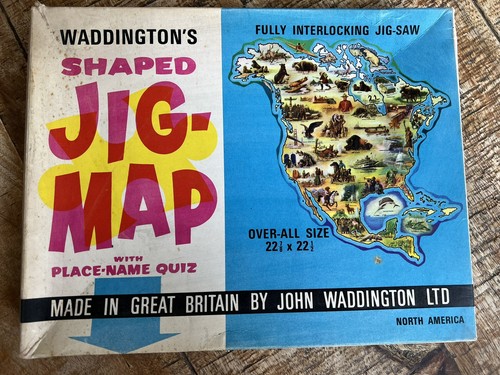 Vintage waddingtons jigsaw - vintage,