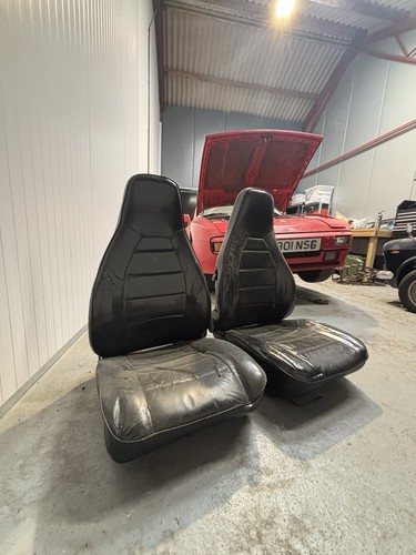 Porsche 944 seats black - seats,