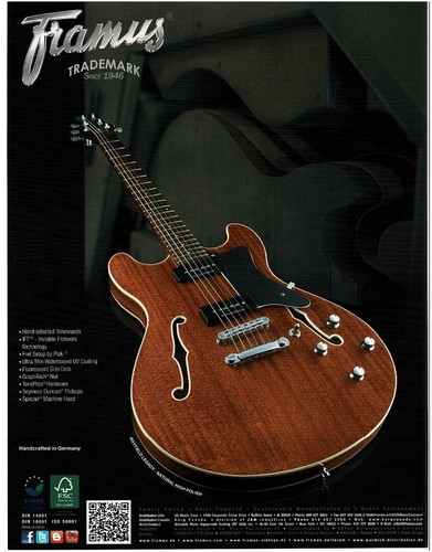 2012 framus mayfield legacy - mayfield,