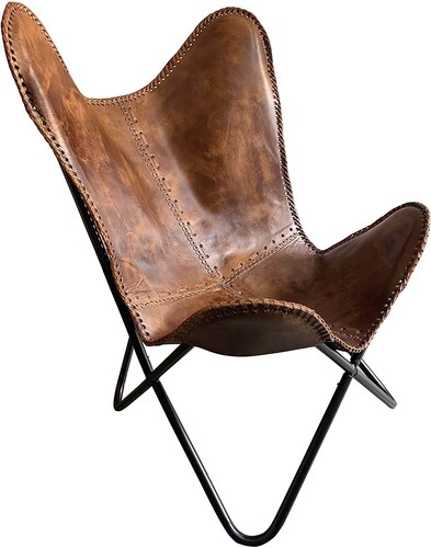 Leather butterfly relax lounge - relax,