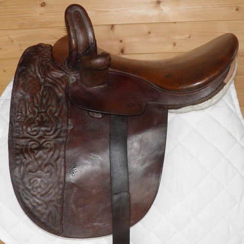 Antique brown english leather - brown,